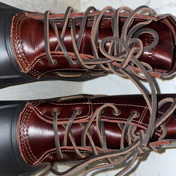 MENS Sperry Decoy Boot Amaretto/Black - Picture 8 of 8